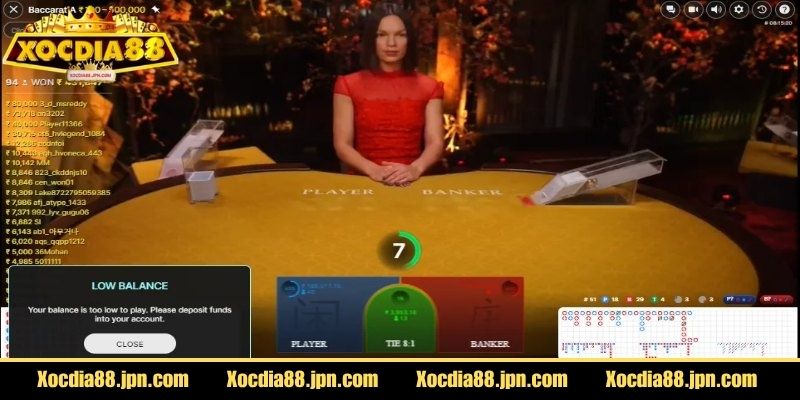 Baccarat Xocdia88 - Thoả Mãn Đam Mê Tham Gia Cá Cược Online 3 Cập nhật chi tiết lịch sử ván cược